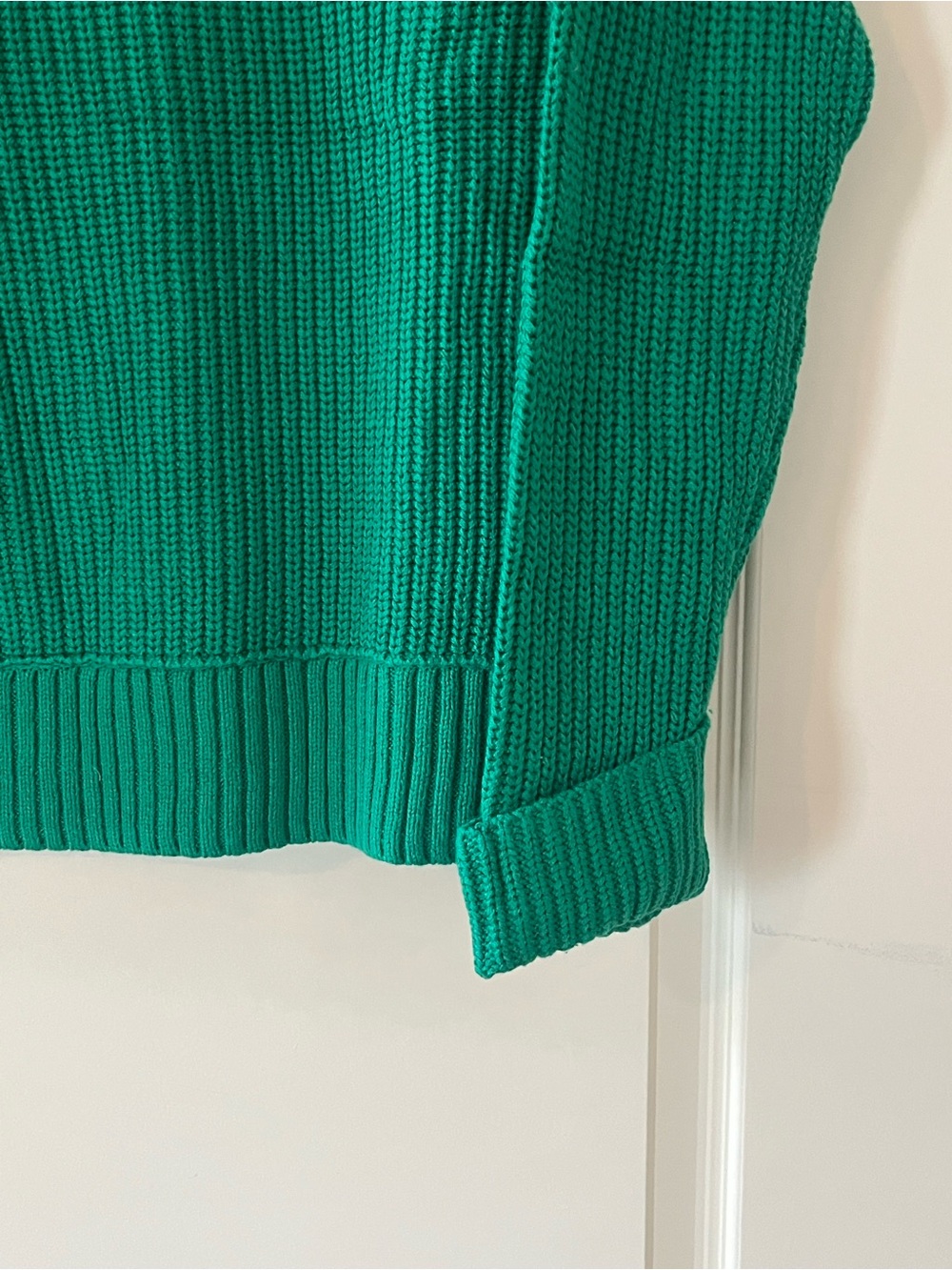 Lucky Brand Green Ribbed Crewneck Sweater Women’s Size 1X - Picture 8 of 13